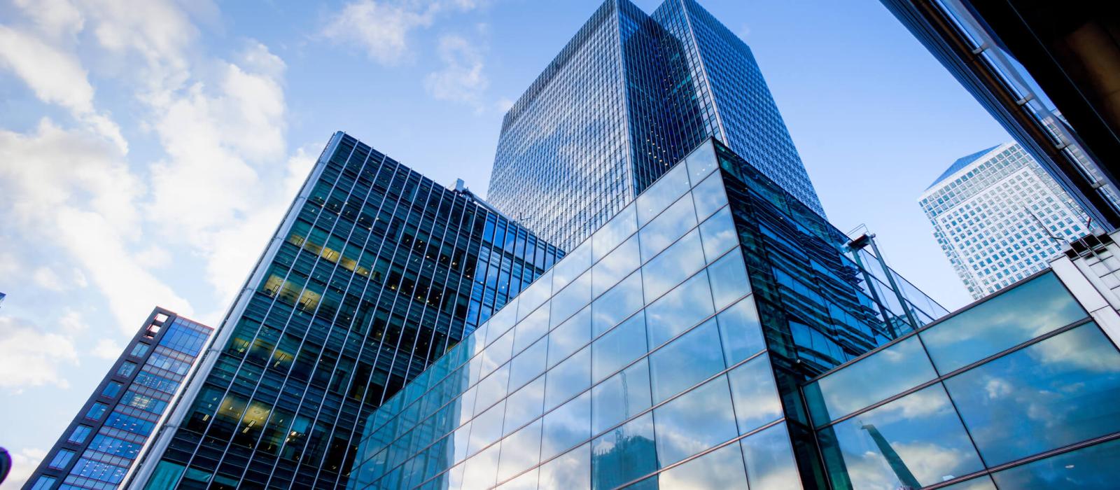 Business office building in London, England